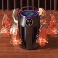 6-Arm Shoe Dryer Digital Display Shoe Dryer Drying Appliance Built-in Timer 110V