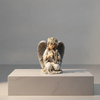 Outdoor Angel Statue with Solar Light Lighted Solar Angel Statue Weatherproof Lawn Ornament Freestanding for Pathways