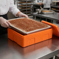 Food Grade EPP Insulated Dessert Carrier for Tiramisu Cakes and Beverages