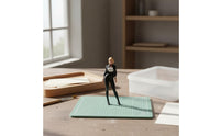 1/64 Scale Hand Painted Miniature Standing Woman Sturdy Upright Female Figure Figurine High Detail Display Item for Hobbyists