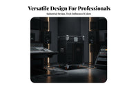12U Professional Audio Rack Heavy Duty Flip-Upper Mixer Section Stand Cabinet With Casters Pro Audio Rack Mount Stand for DJs, Sound Engineers, KTV
