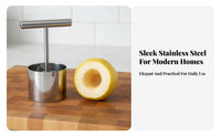 Anti-Rust Apple Corer Easy to Clean Pear Core Remover Long-Lasting for Food Prep, Cooking, Baking