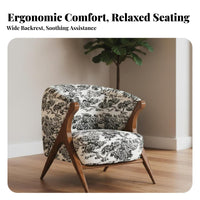 3 Pieces Japanese rustic aesthetic typePiece cafe Set Vintage Design Curved Wood Frame Armchair and Table Designer Look Conversation Group Minimalist look for Interior Designers, Cafe Owners, Hotel Managers, Reception Area, Living Room, Balcony, Porch