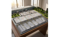 Model Airplane Display Base Premium Airport Diorama Accurate Airport Diagram Sheet for Hobby Rooms