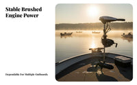 12V System Compatible Electric Trolling engine maintenance Parts Ergonomic Tiller Handle Trolling engine Hardware Easy Installation Boating gear durableDuty Design for Fishermen, Boat Owners, DIY technicians, Fishing, competitions, Lakes and watermethods