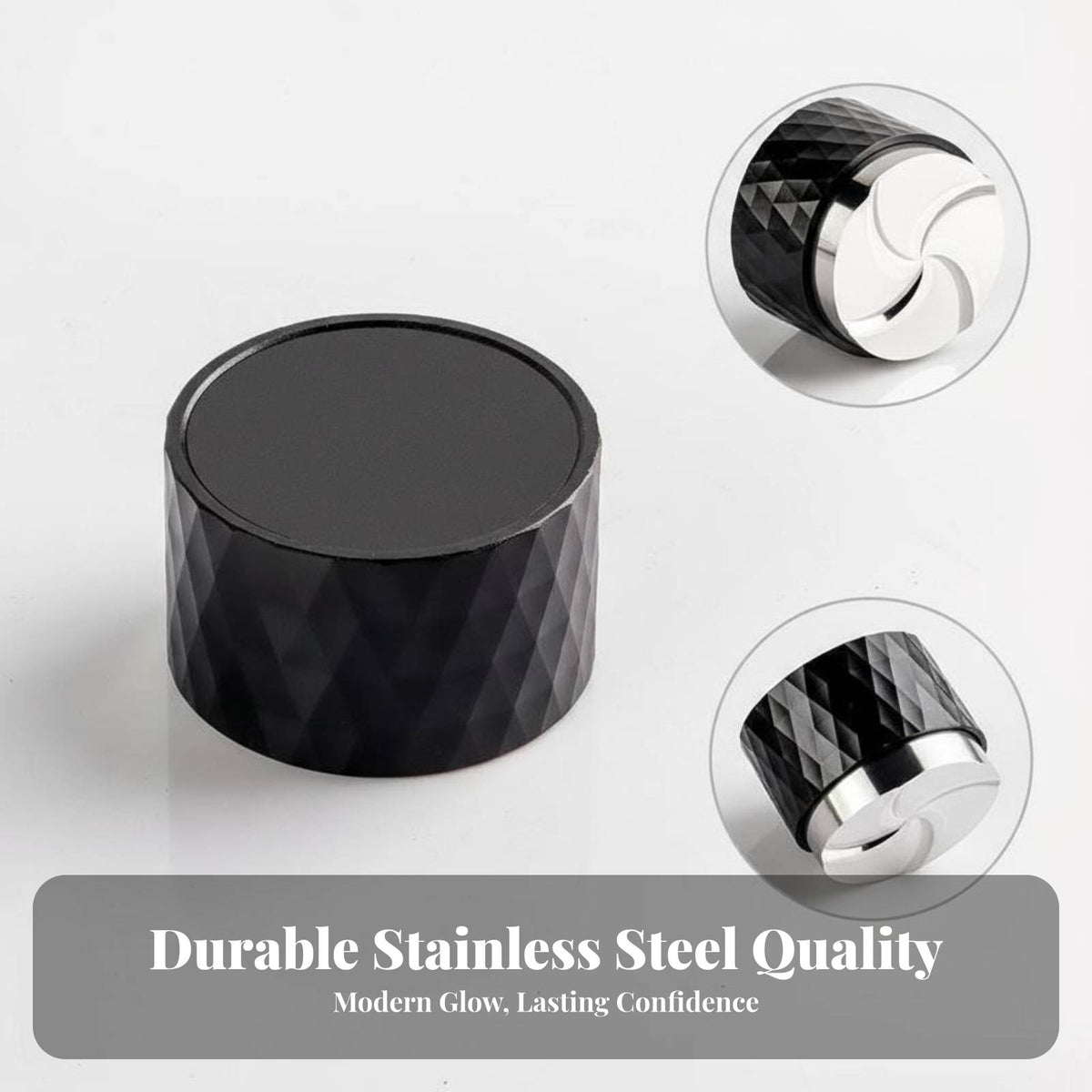 3 Pieces 304 Stainless Steel Espresso Tamper Adjustment-Adjustment-Unrestricted Espresso Distribution Tool Easy to Use
