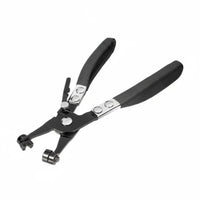 Curved Jaw Fuel Line Pliers Tight Areas Car Hose Pliers Non-Slip Grip Automotive Tool Locking Mechanism for Mechanics, Auto Repair, Garage