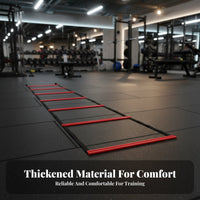 Long-Lasting Agility Ladder Portable with Carrying Bag Speed Ladder Easy to Keep Sports Equipment Tangle-Tangle-Resistant Design for Athletes, Coaches, Kids, Outdoor, Gym