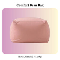 Comfortable Single-Person Bean Bag Sofa Relaxing Floor Lounger Space-Saving Indoor Furniture Easy to Move for Young Adults, Teenagers, Balcony, Bay opening, Apartment, Dorm Room
