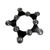 Star Tambourine Lightweight Jingle Disc Tambourine Disc Easy to Use Percussion Accessory Ergonomic for Percussionists
