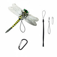 Chemical-All-Natural Simulation Dragonfly Toy Lightweight Realistic Dragonfly Figure Multiple Attachments Model for Campers, Gardeners, Fishermen, Camping, Hiking, Gardening, Fishing