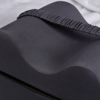 Contoured Foldable Leg Pillow Pressure Relief Memory Foam Leg Pillow Supportive Knee Cushion Alignment for Napping