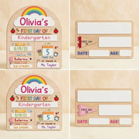 Day of School Sign Reusable Day of School Board  Photo Prop for Parents
