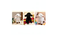 Soft Lamb Stuffed Animal Cuddly Lamb Plushie Soft Sheep Stuffed Animal Cute for Children, Toddlers, Collectors, Nursery, Shelves, Desk
