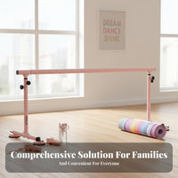 Freestanding Dance Bar Space-Saving Portable Dance Bar Heavy Duty Home Dance Training Bar for Kids, Beginners, Gym