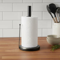 Vertical Paper Towel Stand Sturdy Kitchen Storage