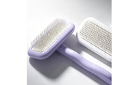 Curved Slicker Brush Effective Detangling Brush Ergonomic Multi-Purpose for Dogs, Home Grooming