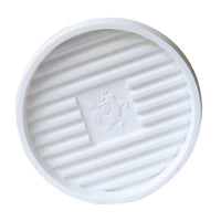 Plant Saucers and Round Tray with Ribbed Drainage, Simple Style Drip Tray for Outdoor Plants, Garden Horticulture Plant Trays for Indoor Use