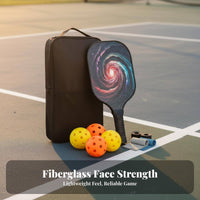 Pickleball Paddle Set Rim Protector Protection Fiberglass Pickleball Paddles Sports Equipment Anti-Slip Cushioned Grip