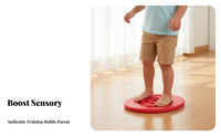 Anti-Slip Surface Balance Board Interactive Fun Egg Shaped Rocker Board Long-Lasting Construction Active Play Equipment for Toddlers, Preschoolers, Kindergarten, Home, Playroom