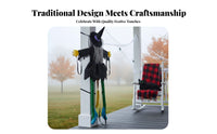 Tree-Crashing Witch Outdoor Use Crashing Witch Decoration Easy to Hang Halloween Prop for Party Hosts, Residents, Yard, Porch, tailgateTreat Events