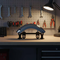 Blind Area Reduction Wide Angle Motorcycle Mirror Universal Fit Convex Motorcycle Mirror Easy Installation Vehicle Accessory for Scooter Use, Street Riding