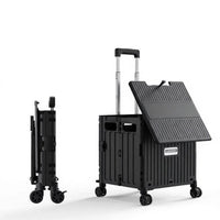 Foldable Trunk organizer Portable with Handles freight Container for asphalt Trips