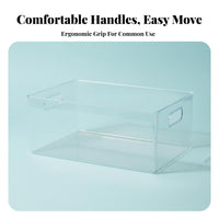 Clear Book Bin Transparent Design Clear Book Box Accessible Top for Teachers