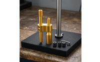 Anodized Finish H-Shaped Shifter Extension Rod Machined Metal M18 X 1.5 Gear Knob Adapter Clamping Block Manual Gearbox Shifter Extension Threaded Top