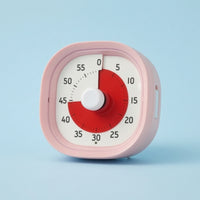 Farbiger Countdown Timer Visual Countdown Clock Learning Aid Silent Countdown Clock Analog Countdown Clock Double Notification Portable Suitable for Children Study Cooking Office