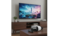 Immersive Experience Head Mounted VR Headset Wide Compatibility 3D VR Headset Comfortable Wear Mobile Device Add-on for Gamers, Gaming, Movie Watching