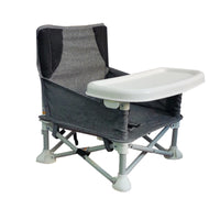 Foldable Kids Chair Metal Frame Children's Tray Chair Cross-Supported