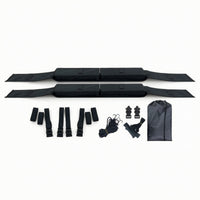 2 Pieces Universal Car Roof Soft Rack Padded Soft Roof Rack with Straps Sturdy Lightweight for Surfers