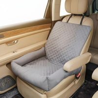 Passenger Seat Dog Nest Washable Dog Bed Non-Slip Bottom Elevated Puppy Car Bed for Dogs, Cats, Road Trips, Travel
