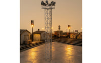 LED Beacon Station Model 1:87 Lattice Structure with Ladder Realistic HO Scale Structure Industrial for Collectors