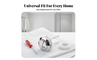 Cistern Push Button Universal Fit Toilet reservoir Part coil Loaded for Home Repair