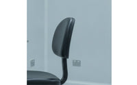 Pu Foam Chair Ergonomic Lab Stool with Backrest Heavy Duty Chair with Backrest for Machinists, Scientific Workspace, Workshop