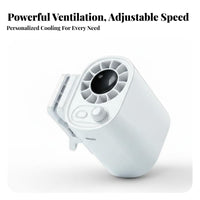 Portable Mini Umbrella Fan Quiet Operation Attach-on Fan Lightweight for Travelers, Commuters, Hot Environments, Commute, Camping