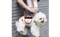 Multi-Functional Portable Dog Carrying Bag Leash Attachable Pet Carrier Sling Spine Protection Design for Outdoor