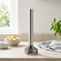 Meat Masher with Six-Bladed Head Heavy Duty Ground Beef Smasher Potato Masher for Home Cooks, Meal Prep