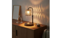 Flameless Candle Warmer Lamp No Exposed Flame Electric Scented Wax Melting Lamp Smokeless for Bedroom, Living Room, Office