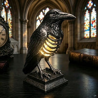 Raven Skeleton Lamp Halloween Resin Decorative Table Lamp for Cross-border Independent Station