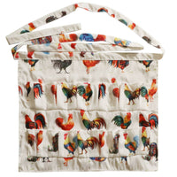 Multi-Pocket Waist Apron with Pockets Machine Washable Half Apron Sturdy Apparel Lightweight for Gardeners, Crafters, Kitchen, Gardening