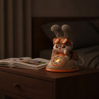 Rabbit Toy Phone Sound Toy Telephone with Keypad Safe for Young Children, Kids