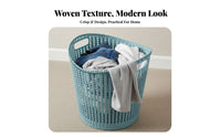 Imitation Rattan container Woven Design Laundry Hamper adaptable for Dormitory
