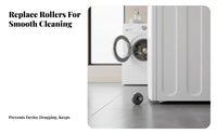 Floor Washer Small Wheel Smooth Movement Replacement Caster Wheel Wear-Resistant Floor Cleaner Caster Assembly