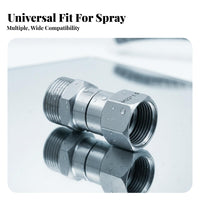 Stainless Steel Quick Connect Fitting Rust Resistant Stainless Steel Hose Connector High Pressure Hose Adapter for Car Cleaners