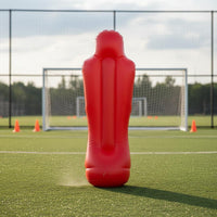 Inflatable Football Figure Portable Inflatable Human Figure Water Filled Base Training Punch Pillar for Beginners, Kids