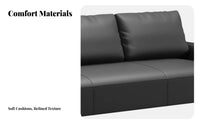 3 Pieces Modern Design 3-Piece Sofa and Table Set Minimalist & design business Furniture Sturdy Frame Seating Group for managerials, Business Owners, Office Managers, Reception Area, Waiting Room
