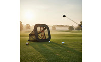 Shock Resistant Golf Chipping Net High-Density Mesh Golf Swing Practice Net Heavy Duty Sports Training Gear Portable for Golfers, Backyard, Garage